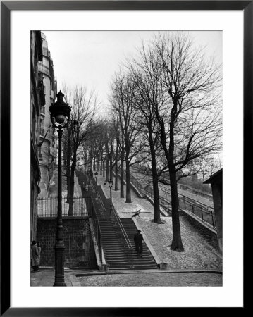 Steps Leading To The Top Of The Butte Montemartre by Ed Clark Pricing Limited Edition Print image
