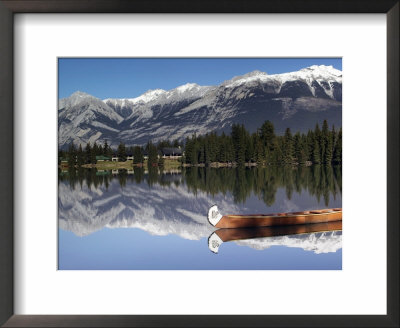 Lake Beauvert, Jasper, Jasper National Park, Alberta, Canada by Walter Bibikow Pricing Limited Edition Print image