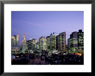 Boston, Massachusetts, Skyline Of Central Business District by Richard Nowitz Pricing Limited Edition Print image