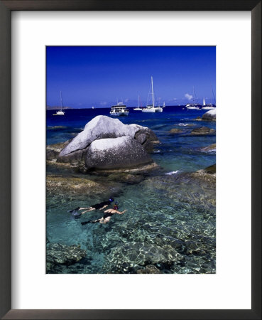 Snorkeling, The Baths, Virgin Gorda by Walter Bibikow Pricing Limited Edition Print image