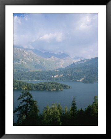 Storm Clouds Gather Over Lake Segl by Taylor S. Kennedy Pricing Limited Edition Print image