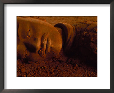 Terra-Cotta Army Near 2,200-Year-Old Tomb Of China's 1St Emperor, Qin Shi Huang, Near City Of Xian by O. Louis Mazzatenta Pricing Limited Edition Print image