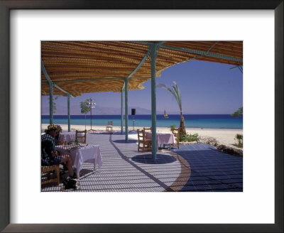 Hotel Coral Hilton Restaurant On The Red Sea, Egypt by Michele Molinari Pricing Limited Edition Print image