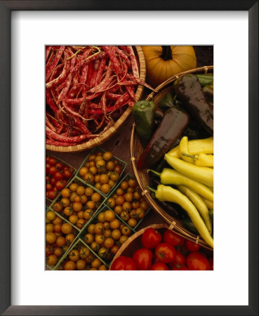 Vedgetables At A Farmers Market In Arcata, California by Phil Schermeister Pricing Limited Edition Print image