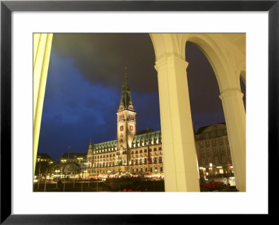 Hamburg City Hall In The Altstadt (Old Town), Hamburg, Germany by Yadid Levy Pricing Limited Edition Print image