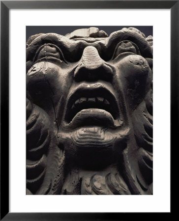 A Close Up Of A Statue From The Swedish Warship Kronan by Bill Curtsinger Pricing Limited Edition Print image