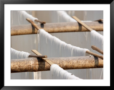 Noodles Drying In The Sun, Hsipaw, Myanmar by Jay Sturdevant Pricing Limited Edition Print image