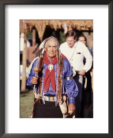 Mature Kiowa Chief, Andarko, Ok by Allen Russell Pricing Limited Edition Print image