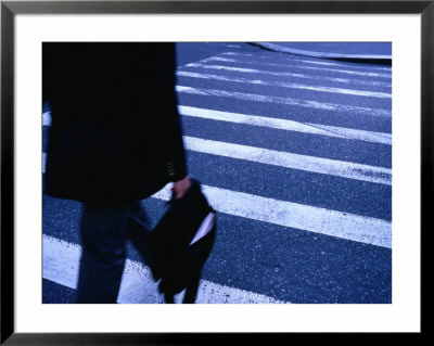 Pedestrian Crossing, Blur, New York City, Usa by Corey Wise Pricing Limited Edition Print image