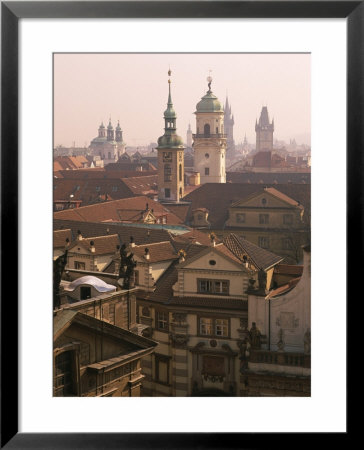 Klementinum Rooftop View (Former Library), Krizovnicke Namesti, Prague, Czech Republic, Europe by Neale Clarke Pricing Limited Edition Print image