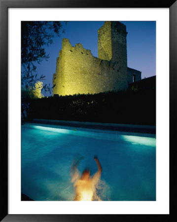 A Person Is Swimming Underwater In A Swimming Pool by Tino Soriano Pricing Limited Edition Print image