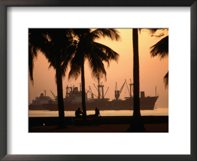 Harbor At Sunset, Manila, Luzon, Southern Tagalog, Philippines by John Elk Iii Pricing Limited Edition Print image