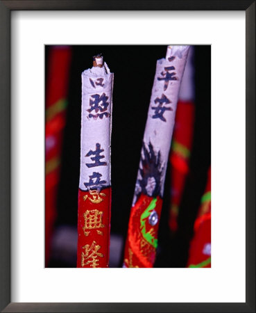 Incense Sticks At Po Lin Monastery, Lantau Island, Hong Kong, China by Lawrence Worcester Pricing Limited Edition Print image
