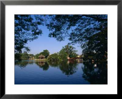 Ho Kiem Lake, Hanoi, North Vietnam, Vietnam, Indochina, Southeast Asia, Asia by Charles Bowman Pricing Limited Edition Print image