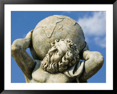 Statue Of Atlas, Kokolata, Kefalonia, Ionian Islands, Greece by Walter Bibikow Pricing Limited Edition Print image