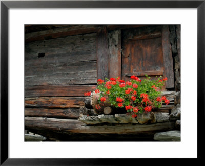 Detail Of Old Home Construction, Hinterdorf, Zermatt, Switzerland by Lisa S. Engelbrecht Pricing Limited Edition Print image