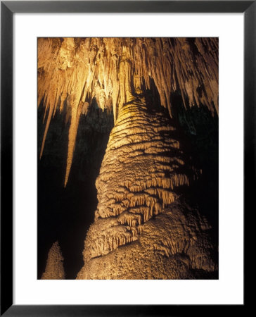Interior Of Temple Of The Sun Cave Formation, New Mexico by Rich Reid Pricing Limited Edition Print image
