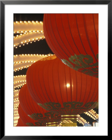 Traditional Red Lanterns, China by Keren Su Pricing Limited Edition Print image
