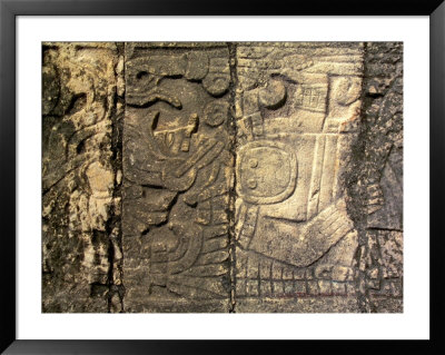 Close-Up Of A Mayan Relief by Raul Touzon Pricing Limited Edition Print image