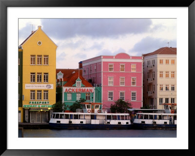 Shopping District Of Punda, Curacao, Caribbean by Jerry Ginsberg Pricing Limited Edition Print image