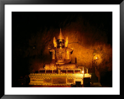 Shrine Inside Maha Nam Damu Cave, Pyin U Lwin, Shan State, Myanmar (Burma) by Bernard Napthine Pricing Limited Edition Print image