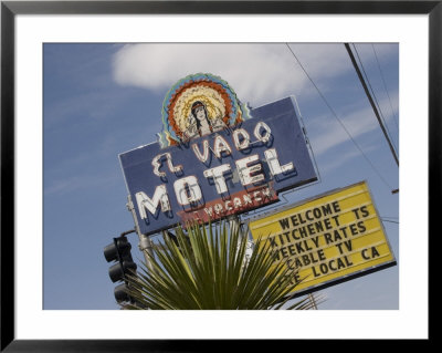 Detail Of El Vado Motel Sign, Albuquerque, New Mexico, Usa by Nancy & Steve Ross Pricing Limited Edition Print image