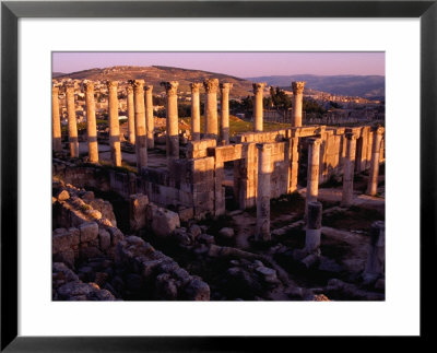 Decapolis City Of Jerash, With Church Of Theodore In Foreground, Jerash, Jordan by Damien Simonis Pricing Limited Edition Print image