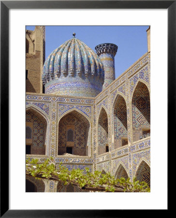 Shyr-Dor Madrasah (Madressa) 1636, Registan Square, Samarkand, Uzbekistan, Asia by Christopher Rennie Pricing Limited Edition Print image