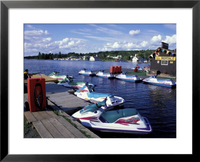 Jet Skis On Moosehead Lake, Northern Forest, Maine, Usa by Jerry & Marcy Monkman Pricing Limited Edition Print image