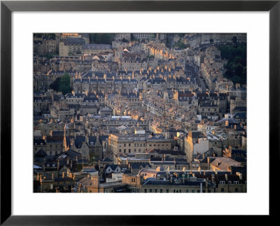 Aerial View Of City, Bath, Bath & North-East Somerset, England by Jon Davison Pricing Limited Edition Print image