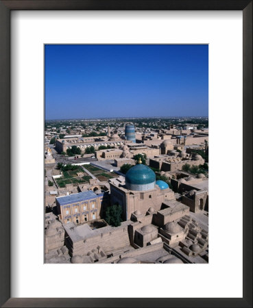 City From Minaret Of Islom-Huja Medrassa, Khiva, Uzbekistan by Martin Moos Pricing Limited Edition Print image