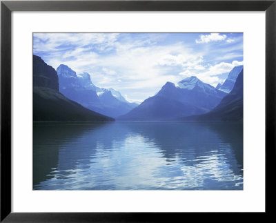 Maligne Lake, Alberta, Rockies, Canada by J Lightfoot Pricing Limited Edition Print image