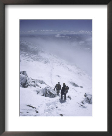 Winter Climb Of South Arapahoe Peak, Colorado by Michael Brown Pricing Limited Edition Print image