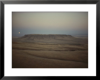 Moonlight Gilds Montanas Square Butte by Sam Abell Pricing Limited Edition Print image