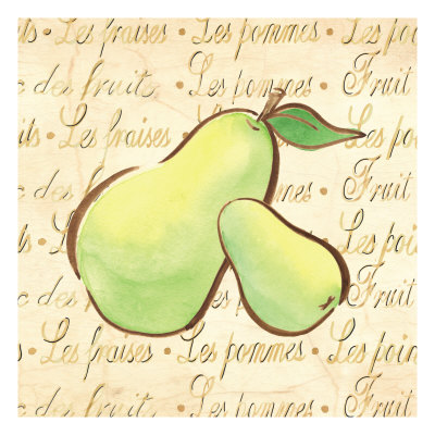 Pears by Elizabeth Garrett Pricing Limited Edition Print image