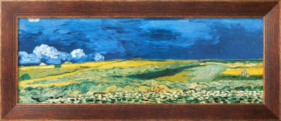 Wheatfield Under A Cloudy Sky, C.1890 by Vincent Van Gogh Pricing Limited Edition Print image