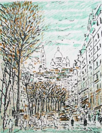 Paris Boulevard De Clichy by Robert Savary Pricing Limited Edition Print image