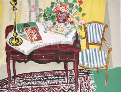 Interieur Au Bureau Et Au Fauteuil by Renee Halpern Pricing Limited Edition Print image