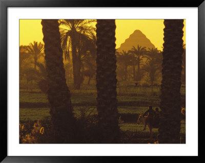 Scenic With Silhouette Of Step Pyramid Of Djoser by Kenneth Garrett Pricing Limited Edition Print image