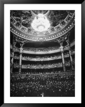 Auditorium Of The Paris Opera House by Walter Sanders Pricing Limited Edition Print image