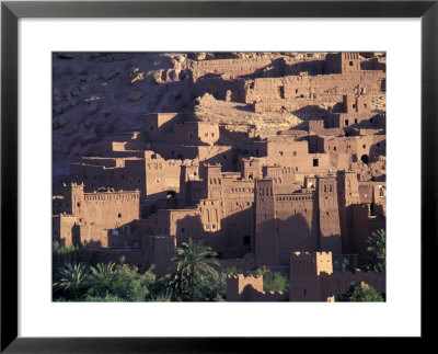 Ait Benhaddou Ksour (Fortified Village) With Pise (Mud Brick) Houses, Morocco by John & Lisa Merrill Pricing Limited Edition Print image