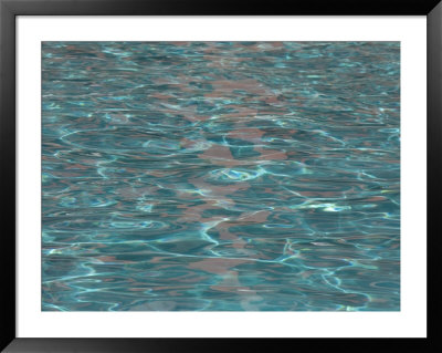 Close Up Detail Of Water In A Swimming Pool by John Burcham Pricing Limited Edition Print image