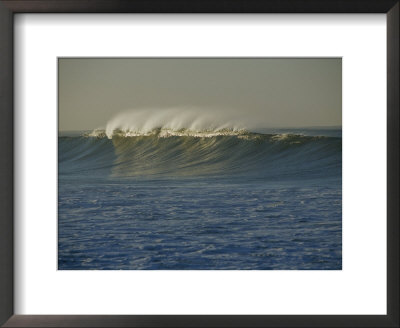 Sunrise And Offshore Winds On A Wave Beginning To Break by Rich Reid Pricing Limited Edition Print image