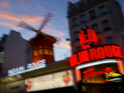Moulin Rouge, Montmartre, Paris, France by Neil Farrin Pricing Limited Edition Print image