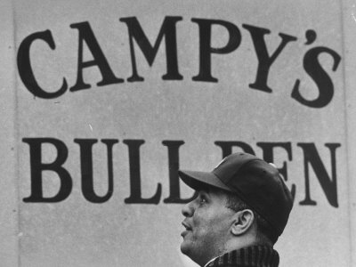 Dodger Baseball Player Roy Campanella by Robert W. Kelley Pricing Limited Edition Print image
