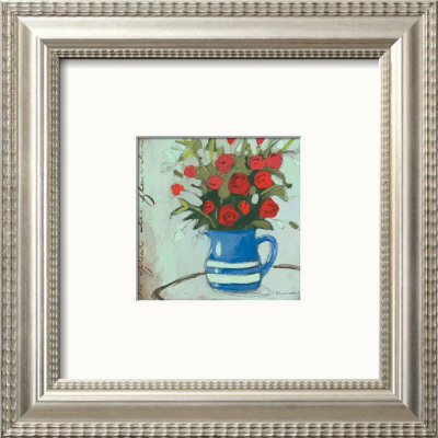 Blue Pitcher Bouquet by Maria Eva Pricing Limited Edition Print image