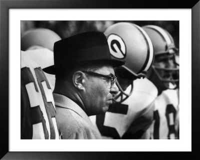 Green Bay Packers Coach Vince Lombardi by George Silk Pricing Limited Edition Print image