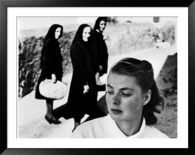Ingrid Bergman Attracts Curiosity Of Local Women During Production Of Stromboli by Gordon Parks Pricing Limited Edition Print image