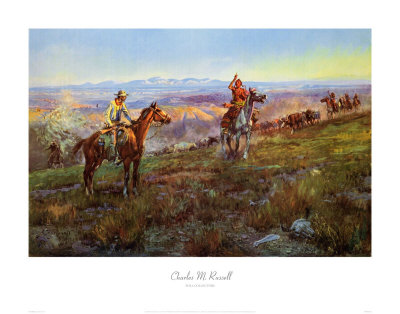 Toll Collectors by Charles Marion Russell Pricing Limited Edition Print image