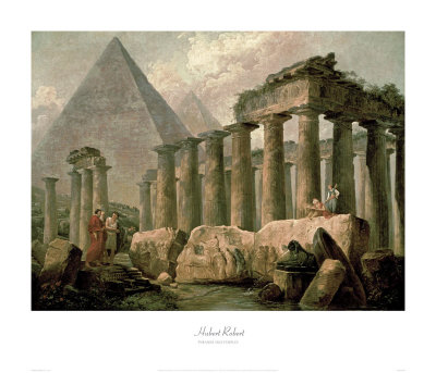 Pyramid And Temples by Hubert Robert Pricing Limited Edition Print image